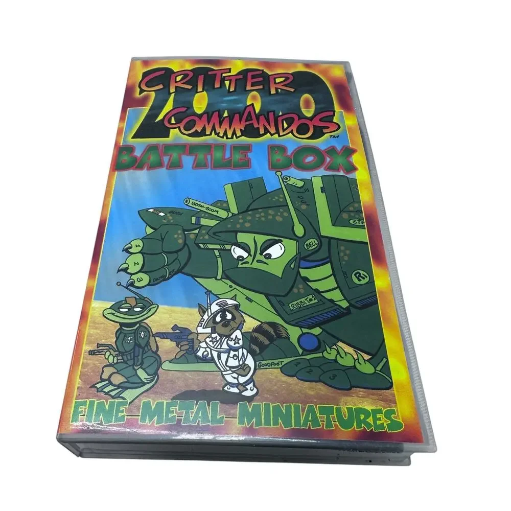Critter Commandos 2000 Battle Box Fine Metal Miniatures Gorillas Racoons